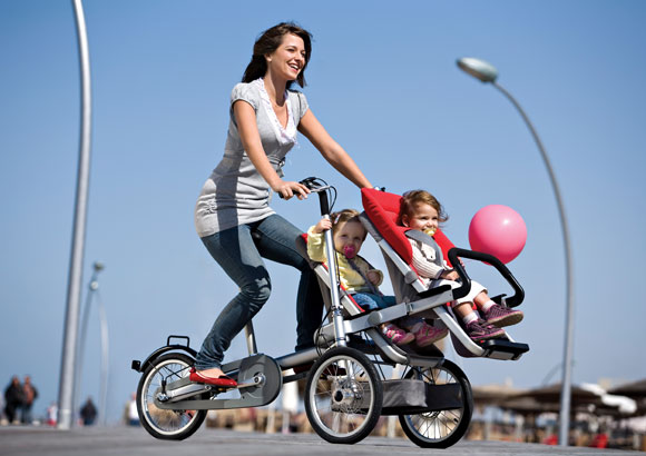 Rower i wózek dziecięcy w jednym - wózek Taga
