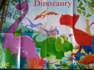 dinozaury plakat nauczycielka przedszkola